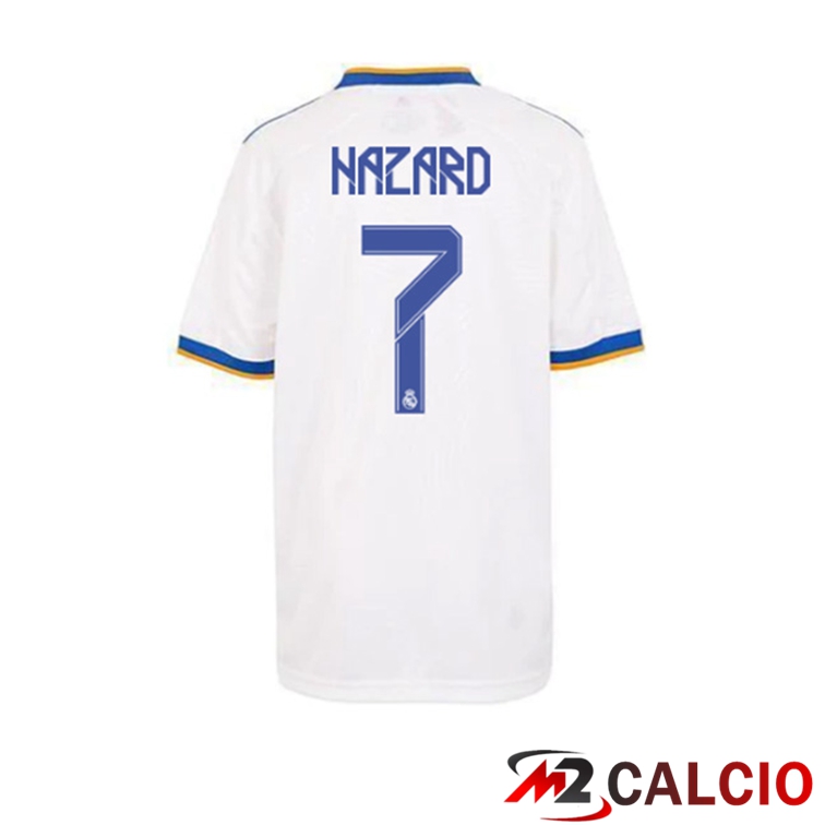 Maglia Real Madrid (HAZARD 7) Prima Bianco 2021/2022