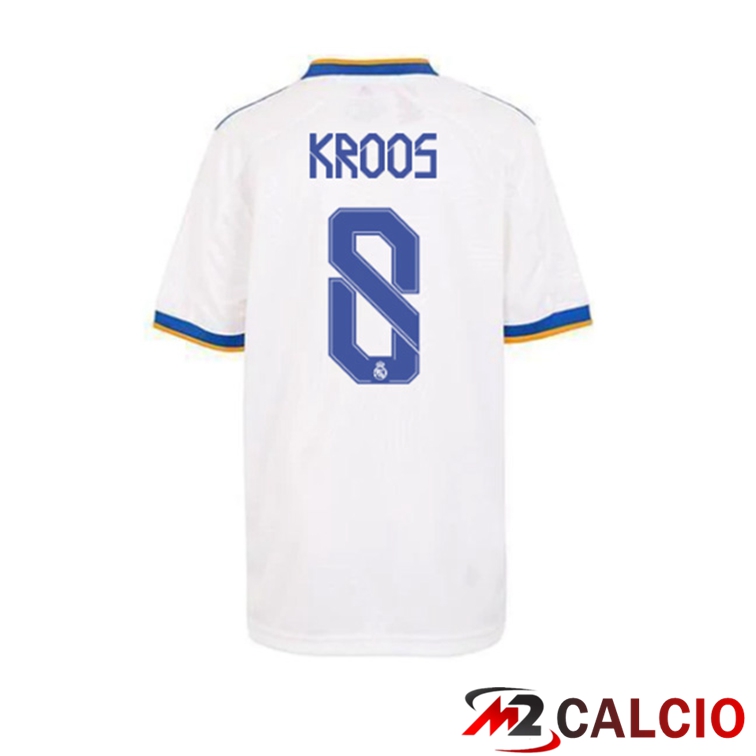 Maglia Real Madrid (KROOS 8) Prima Bianco 2021/2022
