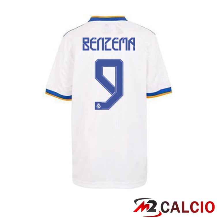 Maglia Real Madrid (BENZEMA 9) Prima Bianco 2021/2022