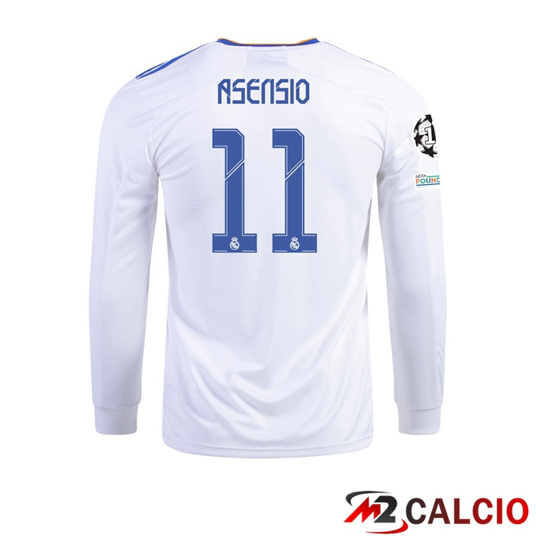 Maglia Real Madrid (MARCO ASENSIO 11) Prima Manica Lunga 2021/2022