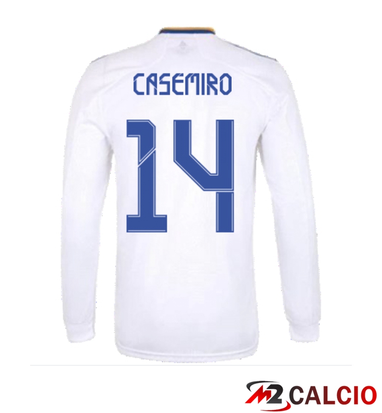 Maglia Real Madrid (CASEMIRO 14) Prima Manica Lunga 2021/2022