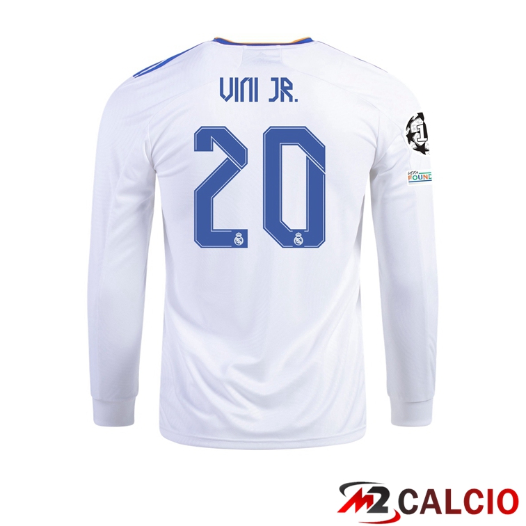 Maglia Real Madrid (VINICIUS JR. 20) Prima Manica Lunga 2021/2022
