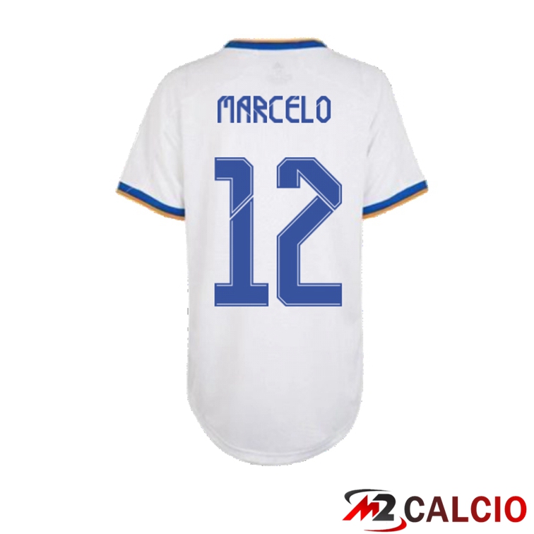 Maglia Real Madrid (MARCELO 12) Donna Prima Bianco 2021/2022