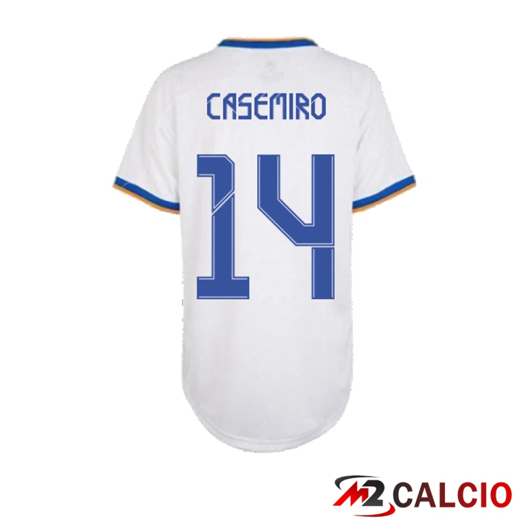 Maglia Real Madrid (CASEMIRO 14) Donna Prima Bianco 2021/2022