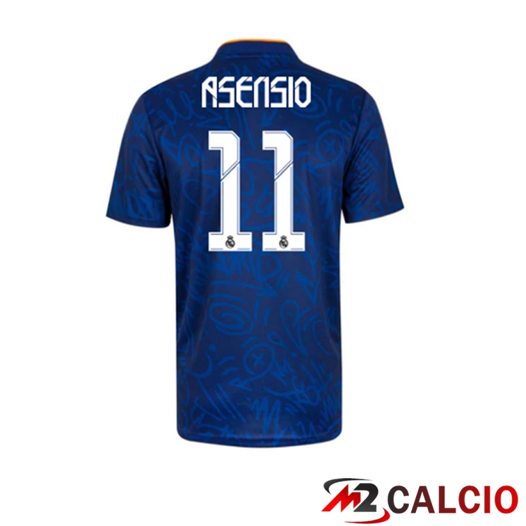 Maglia Real Madrid (ASENSIO 11) Seconda Blu 2021/2022
