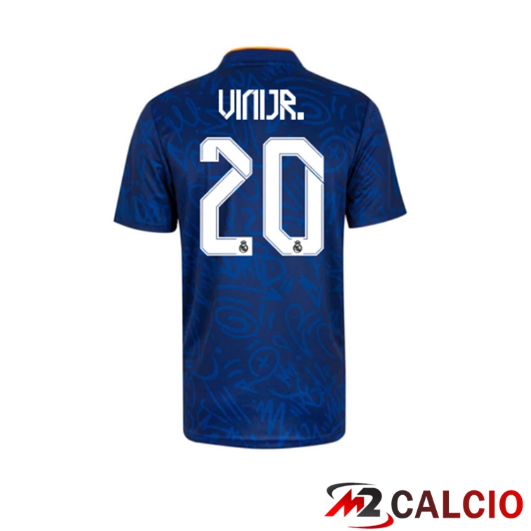 Maglia Real Madrid (VINI JR 20) Seconda Blu 2021/2022