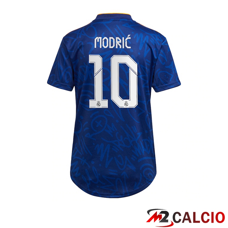 Maglia Real Madrid (MODRIC 10) Donna Seconda Blu 2021/2022