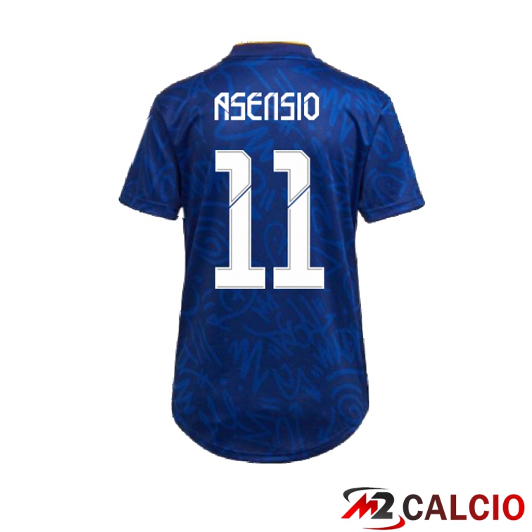 Maglia Real Madrid (ASENSIO 11) Donna Seconda Blu 2021/2022