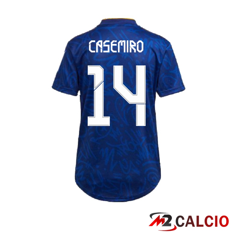 Maglia Real Madrid (CASEMIRO 14) Donna Seconda Blu 2021/2022