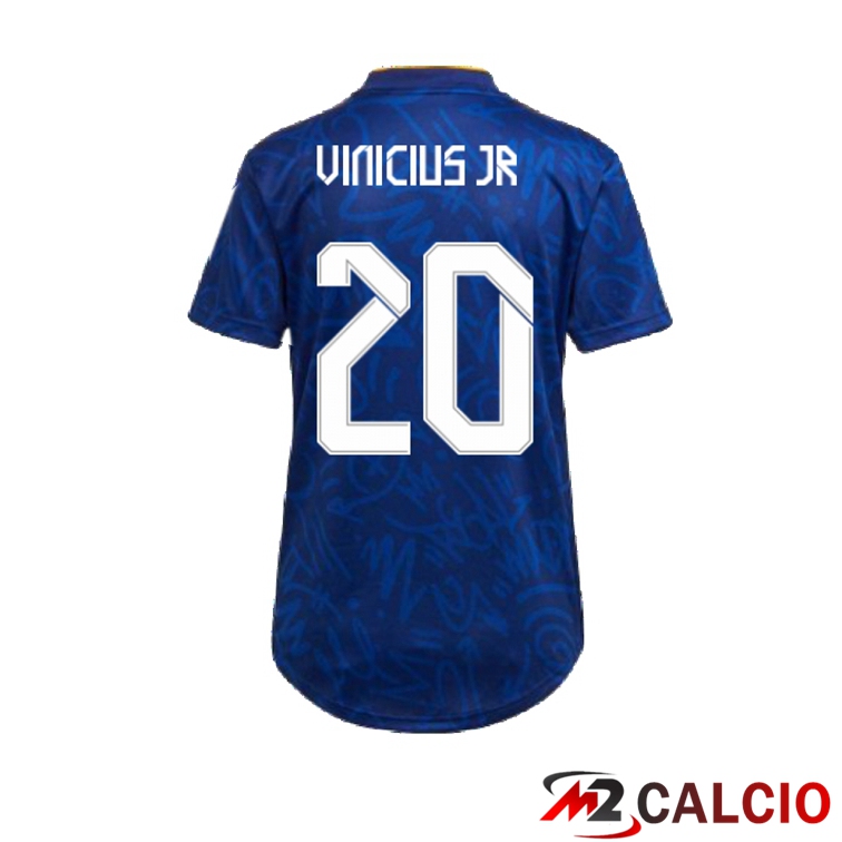 Maglia Real Madrid (VINI JR 20) Donna Seconda Blu 2021/2022