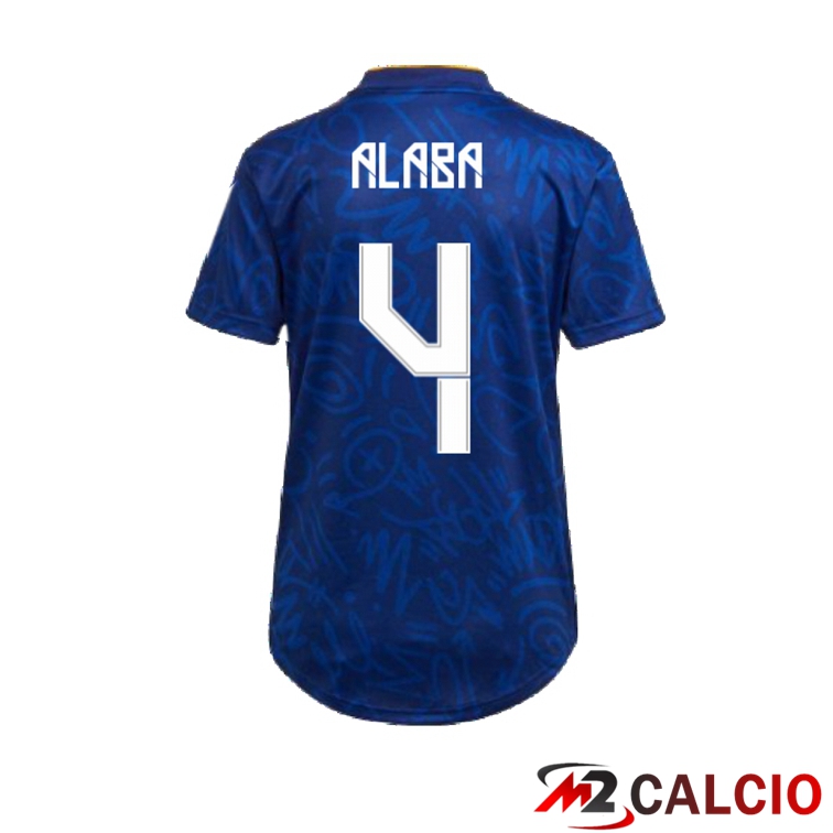 Maglia Real Madrid (SERGIO RAMOS 4) Donna Seconda Blu 2021/2022