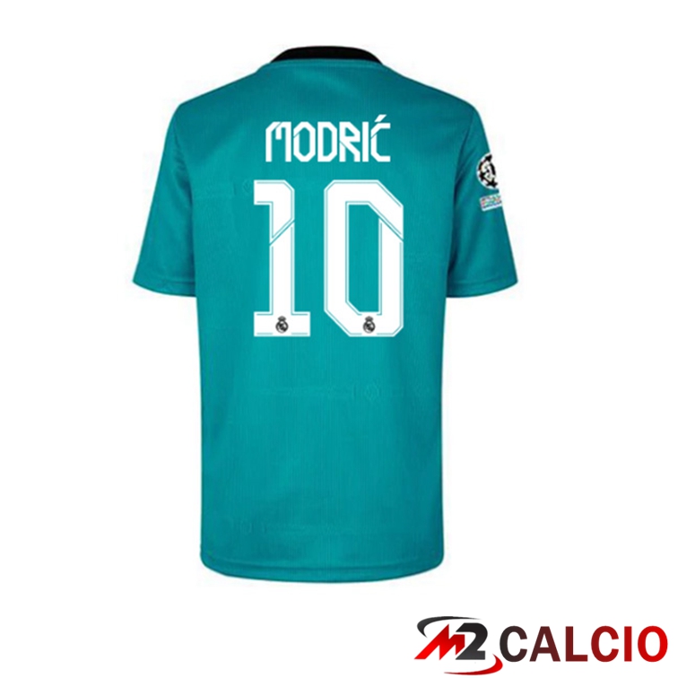 Maglia Real Madrid (MODRIC 10) Terza Blu Verde 2021/2022