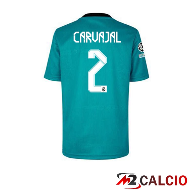 Maglia Real Madrid (DANI CARVAJAL 2) Terza Blu Verde 2021/2022