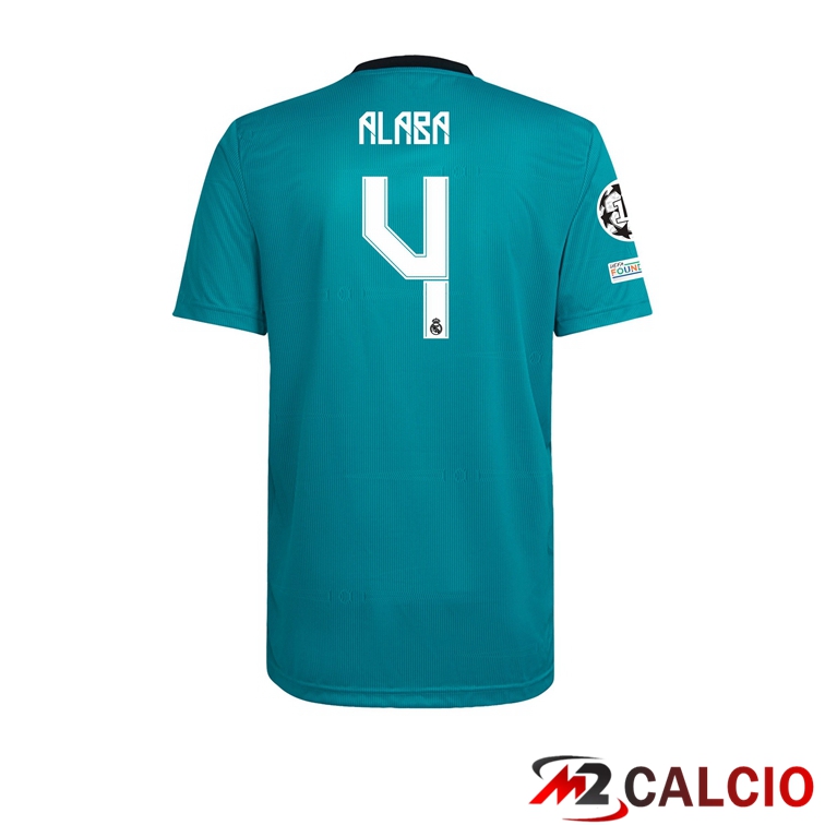 Maglia Real Madrid (SERGIO RAMOS 4) Terza Blu Verde 2021/2022