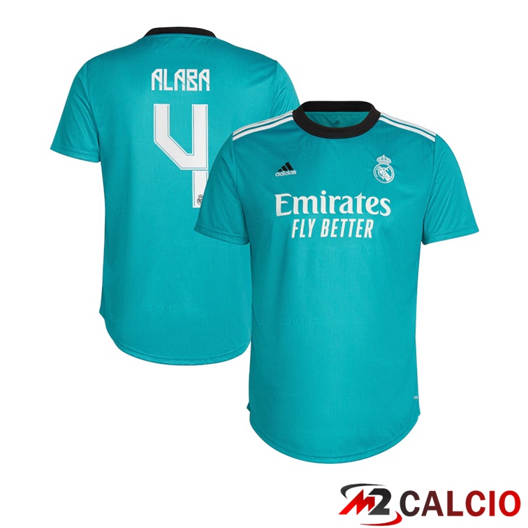 Maglia Real Madrid (SERGIO RAMOS 4) Donna Terza Blu Verde 2021/2022
