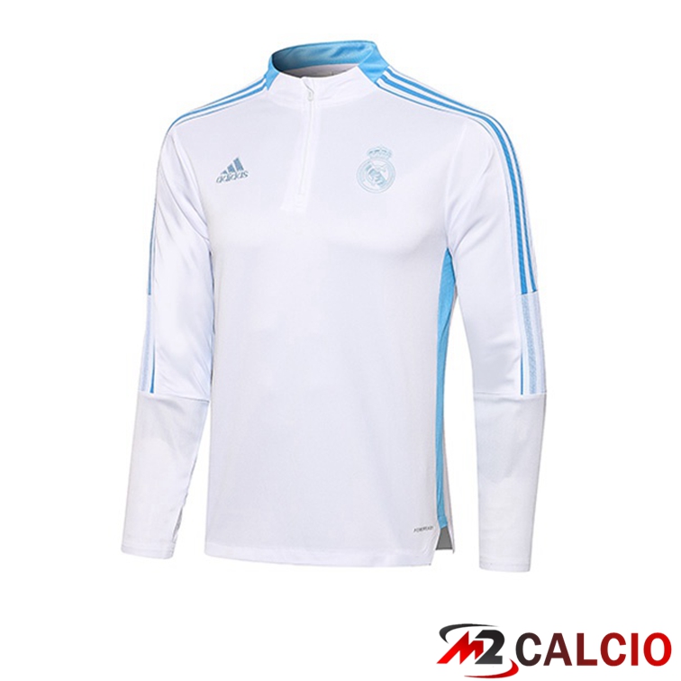 Felpa Allenamento Real Madrid Bianco 2021/2022