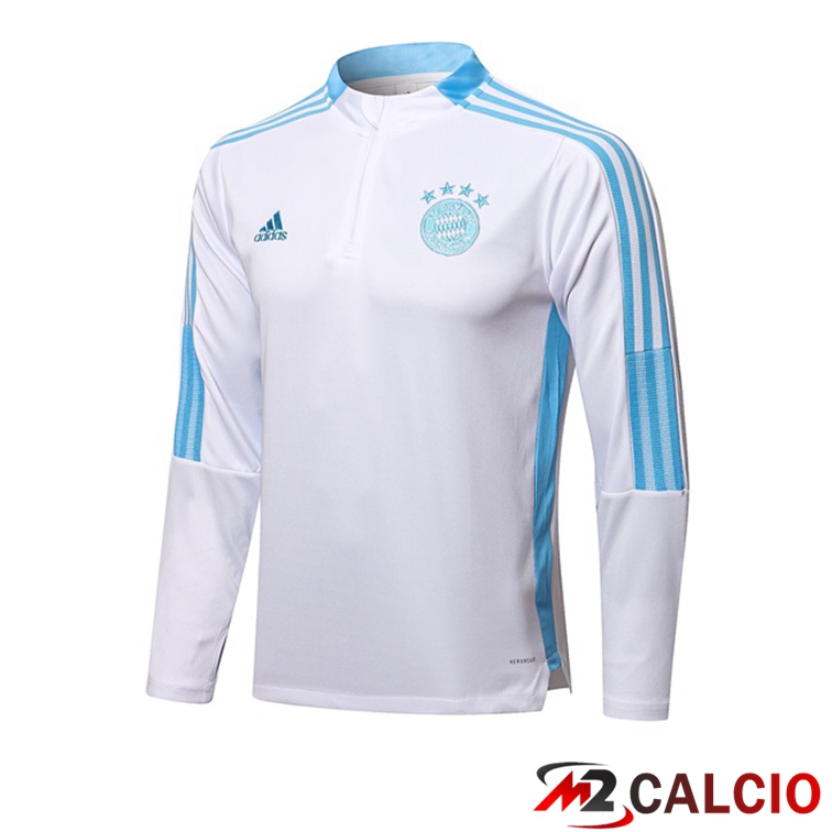 Felpa Allenamento Bayern Monaco Bianco 2021/2022