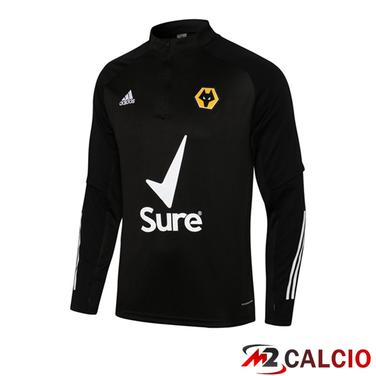Felpa Allenamento Wolves Nero 2021/2022