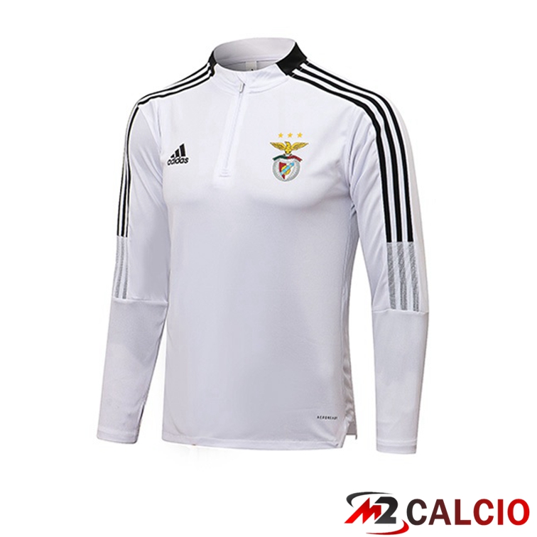 Felpa Allenamento S.L Benfica Bianco 2021/2022