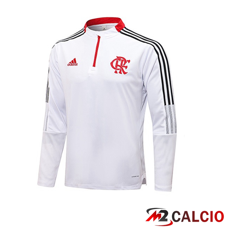 Felpa Allenamento Flamengo Bianco 2021/2022