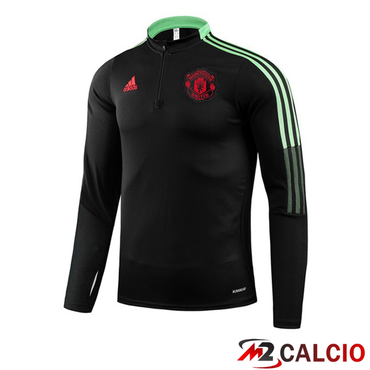 Felpa Allenamento Manchester United Nero 2021/2022