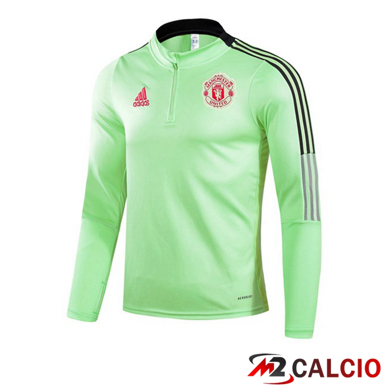 Felpa Allenamento Manchester United Verde 2021/2022