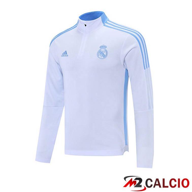 Felpa Allenamento Real Madrid Bianco 2021/2022