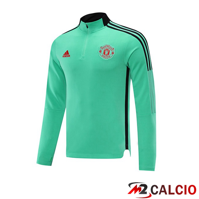 Felpa Allenamento Manchester United Verde 2021/2022