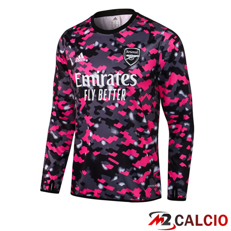 Felpa Allenamento FC Arsenal Viola Grigio 2021/2022
