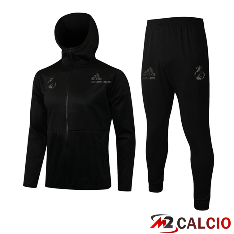 Giacca Con Cappuccio Tuta JORDAN Real Madrid Nero 2021/2022