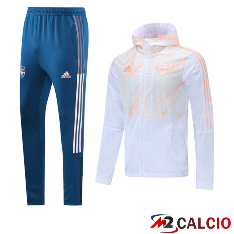 Giacca Con Cappuccio Tuta FC Arsenal Bianco 2021/2022