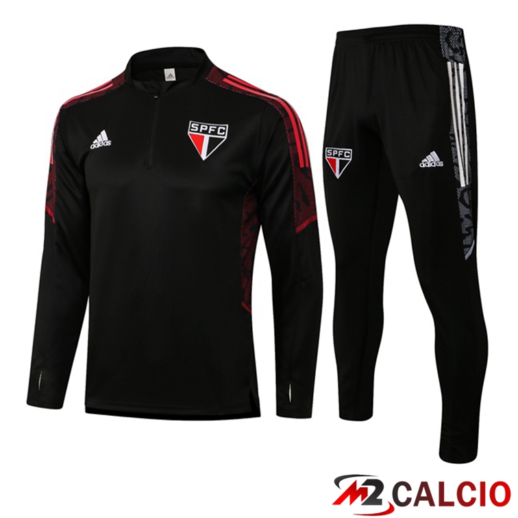 Insieme Tuta Calcio Sao Paulo FC Nero 2021/2022