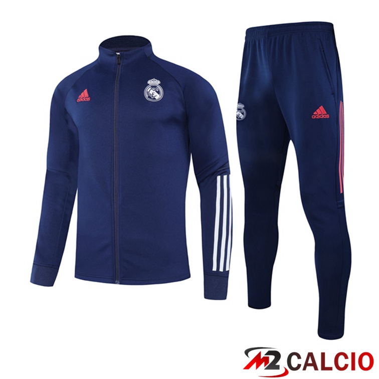 Insieme Tuta Calcio - Giacca Real Madrid Blu Reale 2021/2022