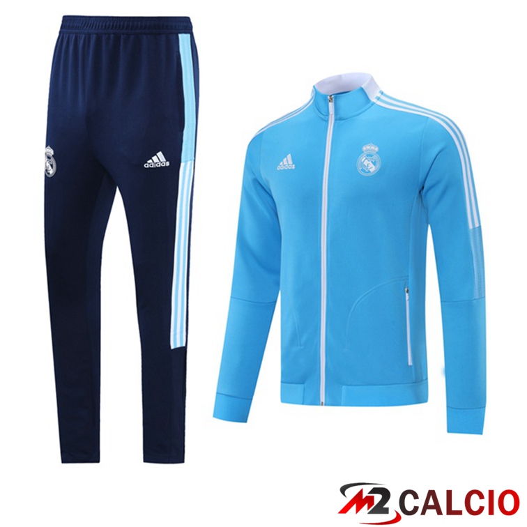 Insieme Tuta Calcio - Giacca Real Madrid Blu 2021/2022