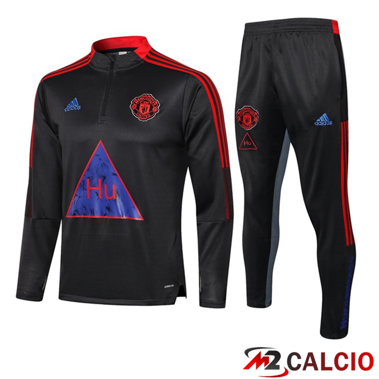 Insieme Tuta Calcio Manchester United Grigio Fonce 2021/2022