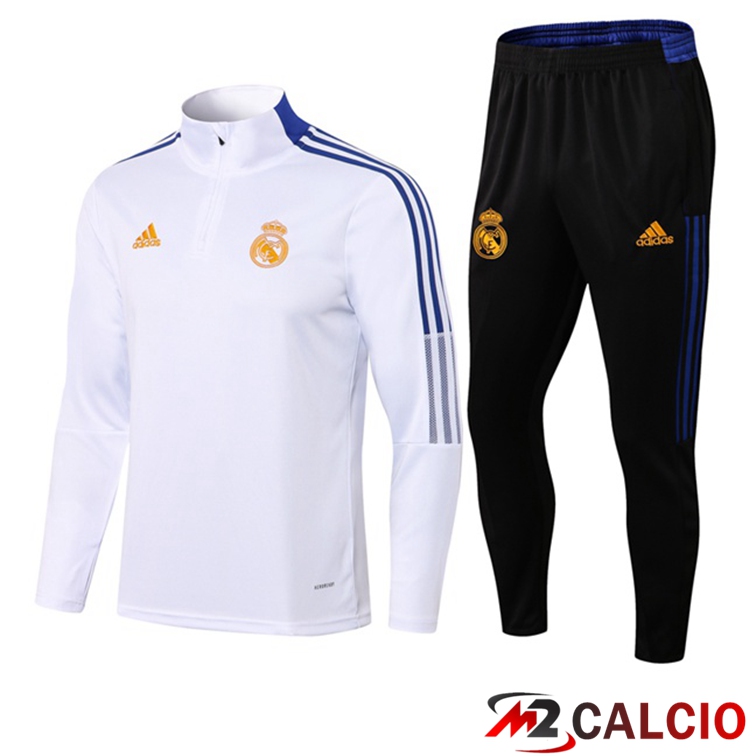 Insieme Tuta Calcio Real Madrid Bianco 2021/2022
