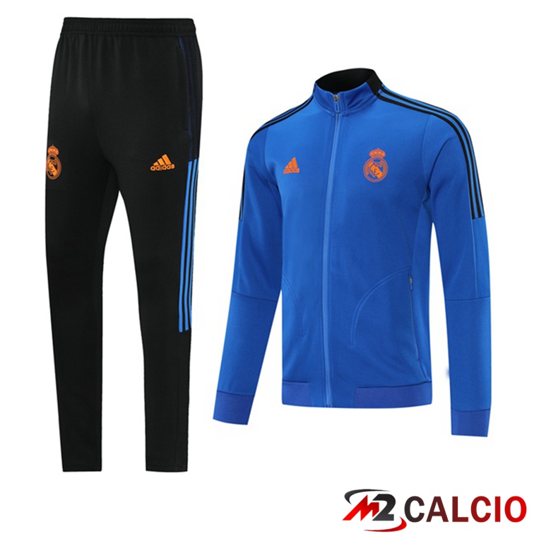Insieme Tuta Calcio - Giacca Real Madrid Blu 2021/2022