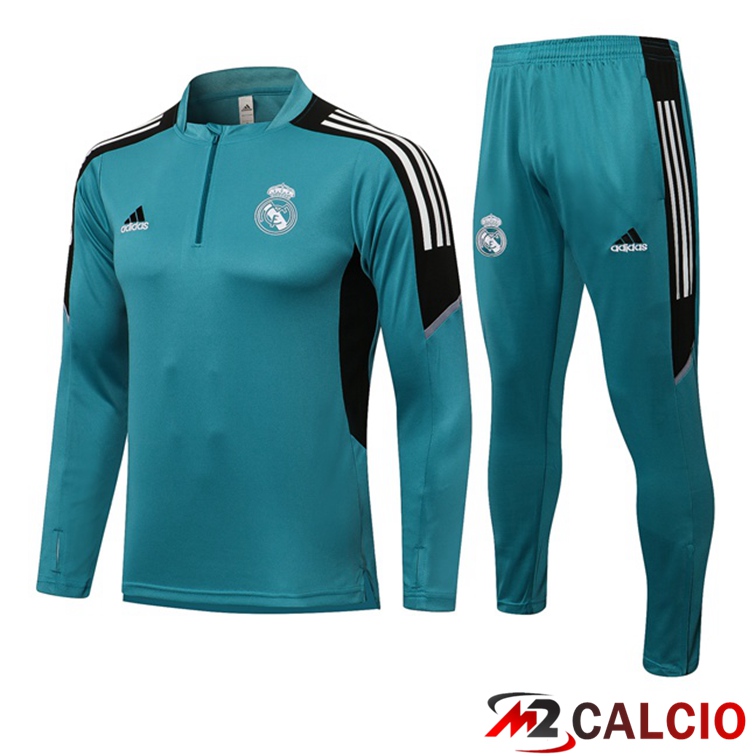 Insieme Tuta Calcio Real Madrid Verde 2021/2022