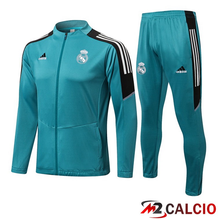 Insieme Tuta Calcio - Giacca Real Madrid Blu 2021/2022
