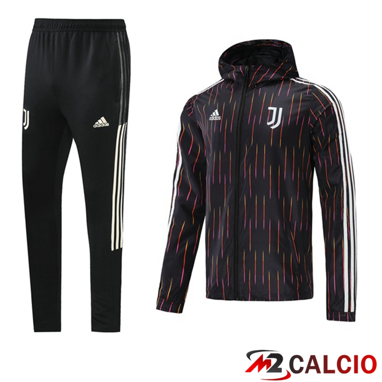 Giacca Con Cappuccio Tuta Juventus Nero 2021/2022