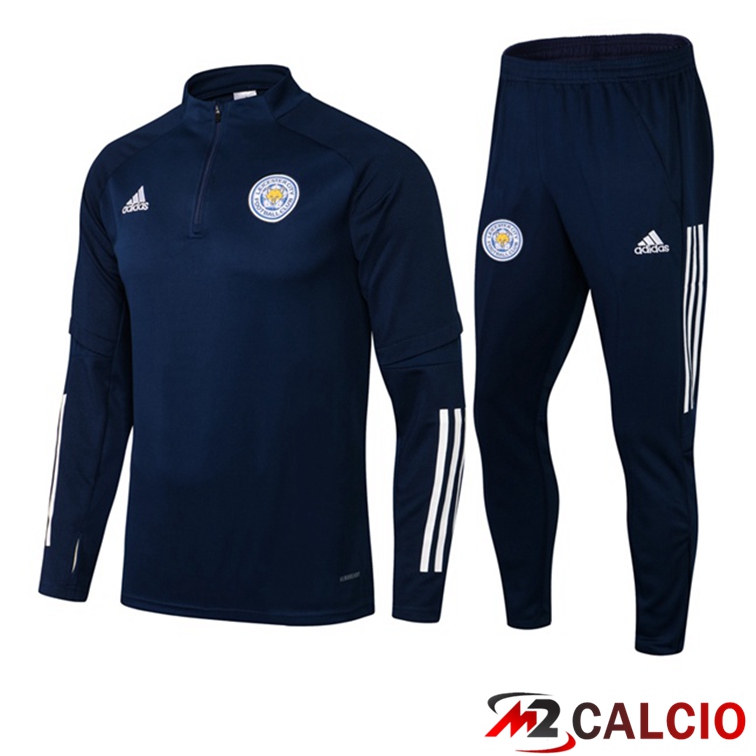 Insieme Tuta Calcio Leicester City Blu Reale 2021/2022
