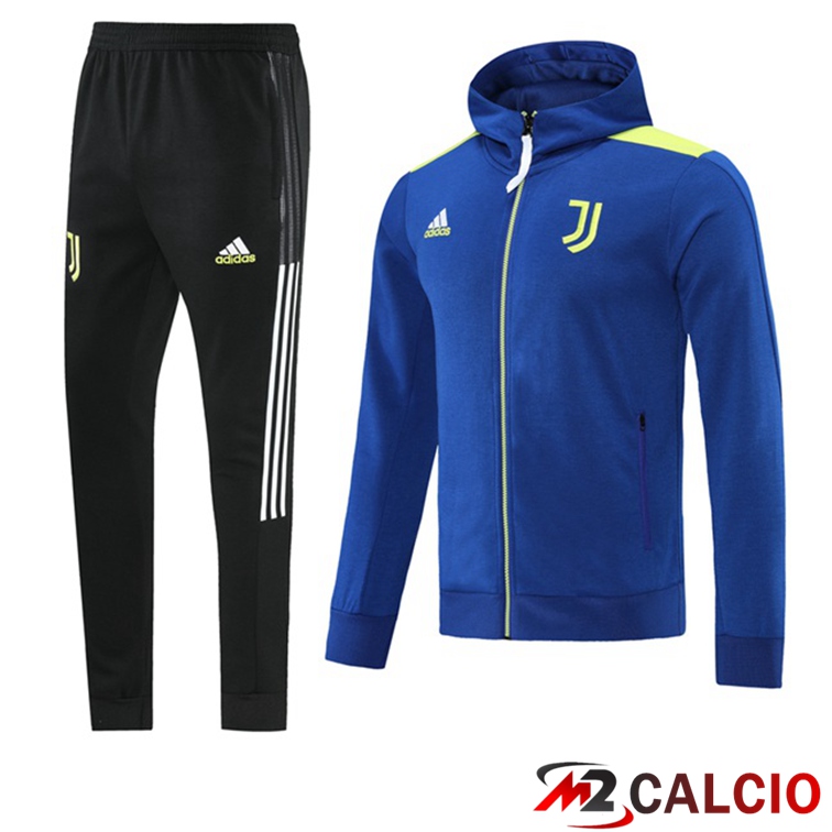 Giacca Con Cappuccio Tuta Juventus Blu 2021/2022