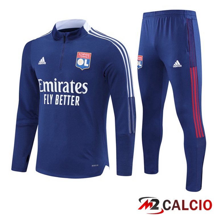 Insieme Tuta Calcio Lyon OL Blu 2021/2022
