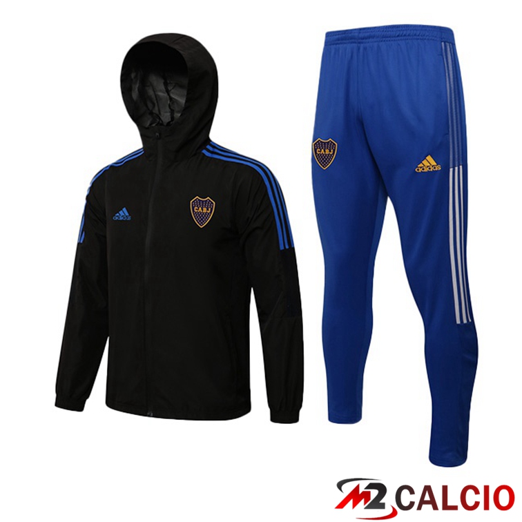 Giacca Con Cappuccio Tuta Boca Juniors Nero 2021/2022