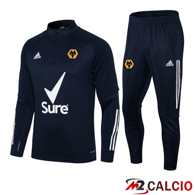 Insieme Tuta Calcio Wolves Blu Reale 2021/2022