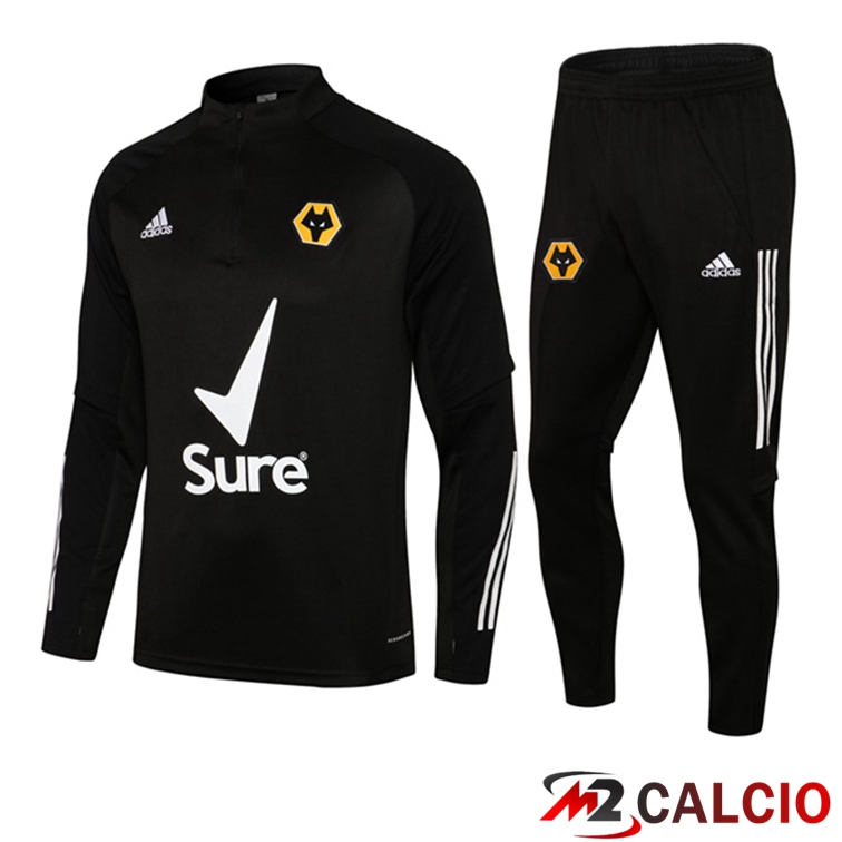 Insieme Tuta Calcio Wolves Nero 2021/2022