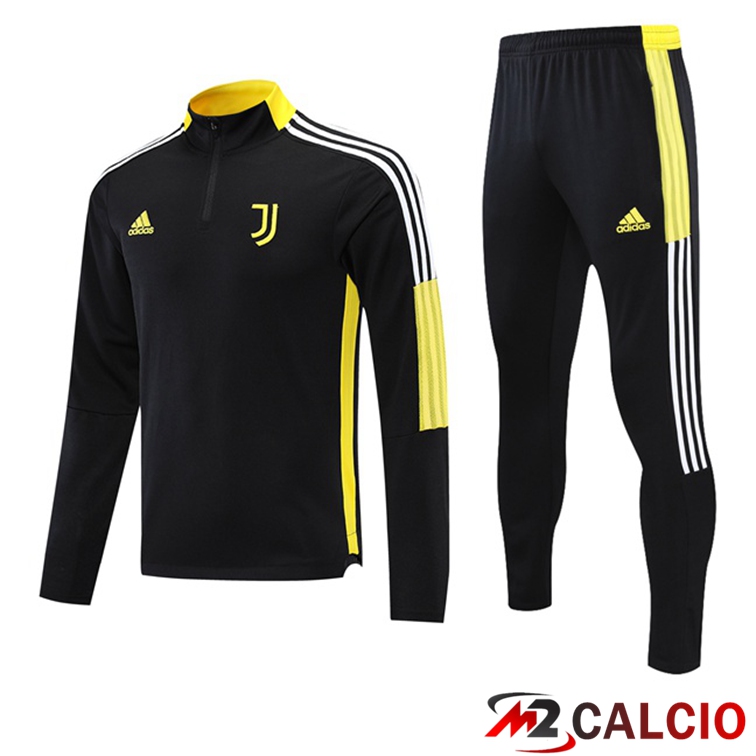 Insieme Tuta Calcio Juventus Nero Giallo 2021/2022
