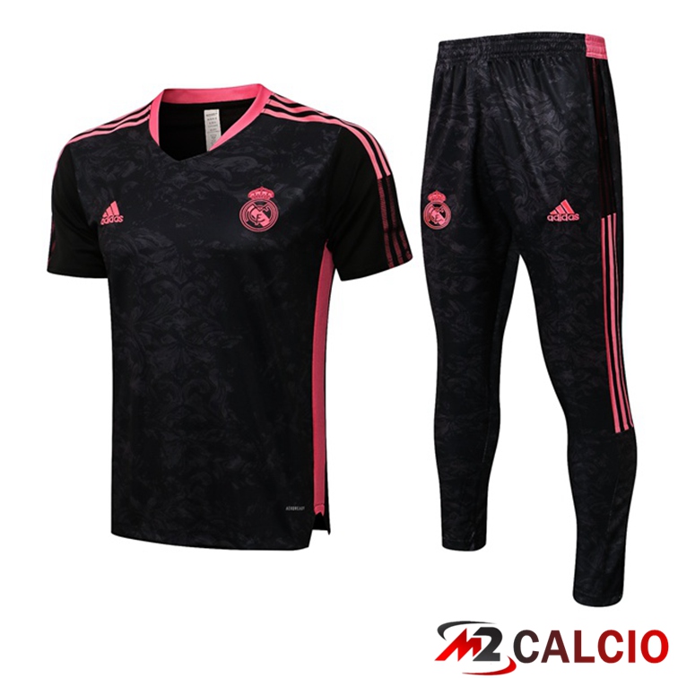 Maglia Allenamento Real Madrid + Pantaloni Nero 2021/2022