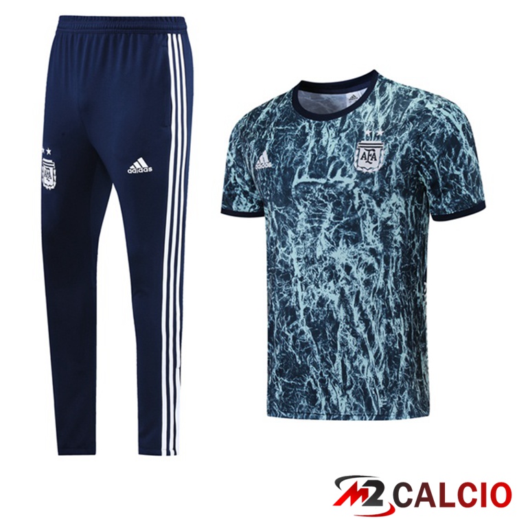 Maglia Allenamento Argentina + Pantaloni Blu 2021/2022