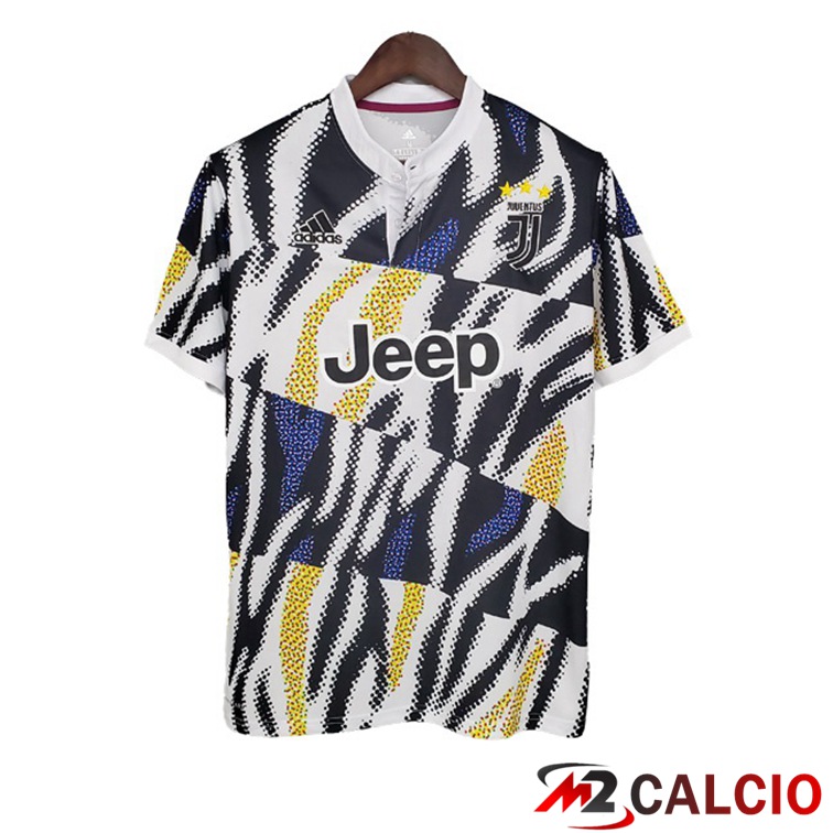 Maglia Allenamento Juventus Bianco Giallo 2021/2022